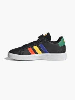 Sale Adidas / Multi-coloured Grand Court 2.0 EL K Junior Velcro Trainer Kids All Boys·Kids|Boys Shoes·Touch Fastening