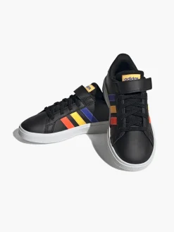 Sale Adidas / Multi-coloured Grand Court 2.0 EL K Junior Velcro Trainer Kids All Boys·Kids|Boys Shoes·Touch Fastening