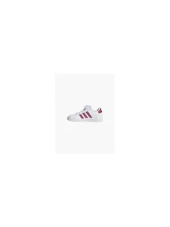 Hot /Pink Junior Girls Grand Court El K Velcro Trainer Kids All Girls·Kids|Girls Shoes·Touch Fastening