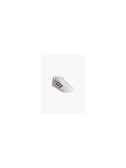 Hot /Pink Junior Girls Grand Court El K Velcro Trainer Kids All Girls·Kids|Girls Shoes·Touch Fastening