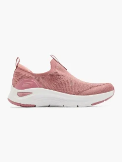 Hot Arch Comfort Dark Mauve Slip On Trainers Women Shoes·Comfort|Trainers·Slip On Trainers