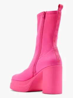 Outlet Collection Stretch Platform Heeled Boot Women Boots·Heeled Boots|Boots·Ankle Boots