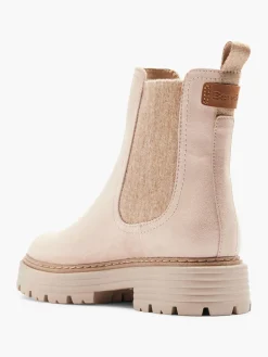 Outlet Ankle Boot with Contrasting Panel Detail Women Boots·Chelsea Boots|Boots·Ankle Boots