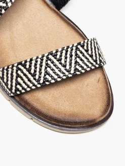Outlet Aztec Woven Strap Flat Sandal Women Sandals·Flat Sandals
