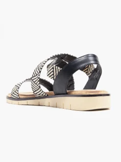 Outlet Aztec Woven Strap Flat Sandal Women Sandals·Flat Sandals