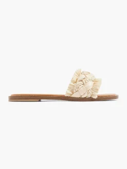 Braided Flat Sandal with Fringing and Diamante Details Women Sandals·Flat Sandals