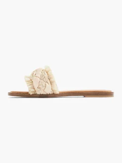 Braided Flat Sandal with Fringing and Diamante Details Women Sandals·Flat Sandals