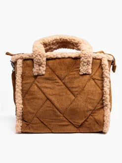 Clearance Chord Quilted Bourg Trimmed Tote Bag Women Bags·Tote Bags|Bags·Handbags
