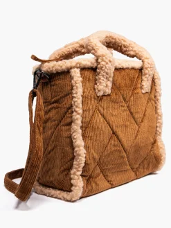 Clearance Chord Quilted Bourg Trimmed Tote Bag Women Bags·Tote Bags|Bags·Handbags