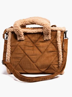 Clearance Chord Quilted Bourg Trimmed Tote Bag Women Bags·Tote Bags|Bags·Handbags