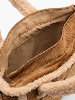 Clearance Chord Quilted Bourg Trimmed Tote Bag Women Bags·Tote Bags|Bags·Handbags