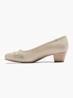 New Court Heel with Metallic Detailing Women Loafers & Low Shoes·Comfort|Heels·Court Heels