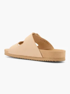 Outlet Double Buckle Detail Flat Sandal Women Sandals·Mules
