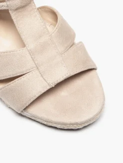Sale Elasticated Strap Wedge Sandal Women Loafers & Low Shoes·Espadrilles|Heels·Wedges