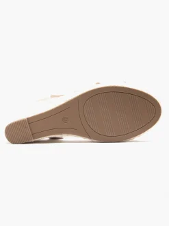 Sale Elasticated Strap Wedge Sandal Women Loafers & Low Shoes·Espadrilles|Heels·Wedges