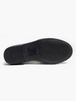 Sale Flat Loafer with Metal Heel Detail and Trim Women Loafers & Low Shoes·Loafers