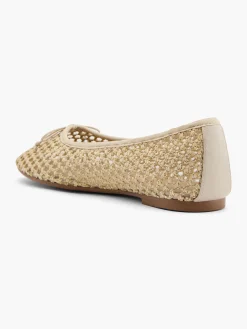 Outlet Open Woven Ballerina with Bow Detail Women Loafers & Low Shoes·Ballet Pumps