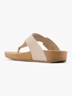 New Patent Toe Post Footbed Flat Sandal Women Sandals·Mules