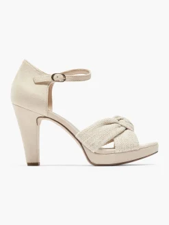 Outlet Platform Knotted High Heel Women Sandals·Heeled Sandals|Heels·High Heels