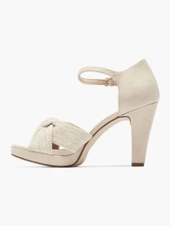 Outlet Platform Knotted High Heel Women Sandals·Heeled Sandals|Heels·High Heels