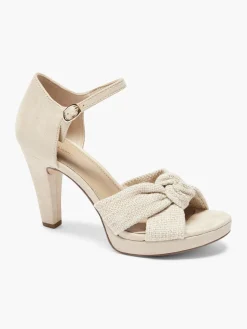 Outlet Platform Knotted High Heel Women Sandals·Heeled Sandals|Heels·High Heels