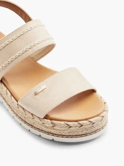 Outlet Platform Sandal with Stitching Detail Women Sandals·Chunky Sandals|Sandals·Heeled Sandals