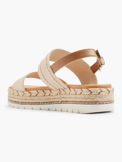 Outlet Platform Sandal with Stitching Detail Women Sandals·Chunky Sandals|Sandals·Heeled Sandals