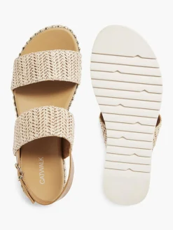Raffia Flatform Sandals Women Sandals·Heeled Sandals