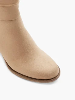 Best Ruched Ankle Boot with Zipper Women Boots·Heeled Boots|Boots·Ankle Boots