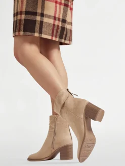 Best Ruched Ankle Boot with Zipper Women Boots·Heeled Boots|Boots·Ankle Boots