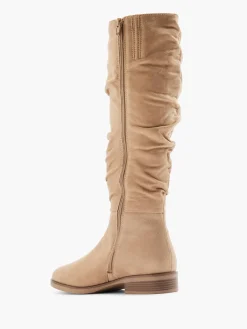 Best Ruched Long Leg Boot Women Boots·Knee High Boots