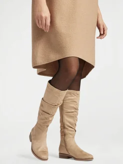 Best Ruched Long Leg Boot Women Boots·Knee High Boots