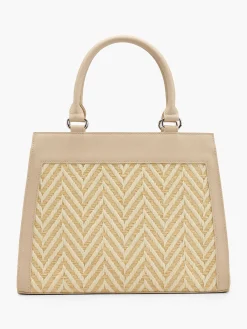 Outlet Textiled Panelled Tote Bag Women Bags·Tote Bags|Bags·Handbags