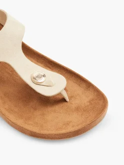 Online Toe Post Footbed Flat Sandal Women Sandals·Mules|Sandals·Flat Sandals