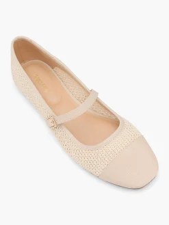 Best Woven Buckle Strapped Ballerina Women Loafers & Low Shoes·Ballet Pumps