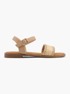 Woven Strap Flat Sandal Women Sandals·Flat Sandals