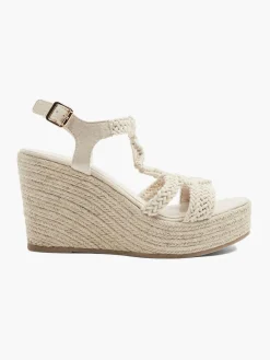 Sale Woven Strap Wedge Heel Women Sandals·Heeled Sandals|Heels·Wedges
