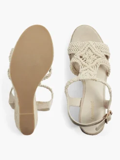 Sale Woven Strap Wedge Heel Women Sandals·Heeled Sandals|Heels·Wedges