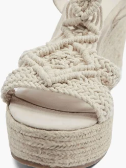 Sale Woven Strap Wedge Heel Women Sandals·Heeled Sandals|Heels·Wedges
