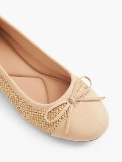 Sale Woven Textured Ballerina Women Loafers & Low Shoes·Ballet Pumps