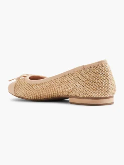 Sale Woven Textured Ballerina Women Loafers & Low Shoes·Ballet Pumps