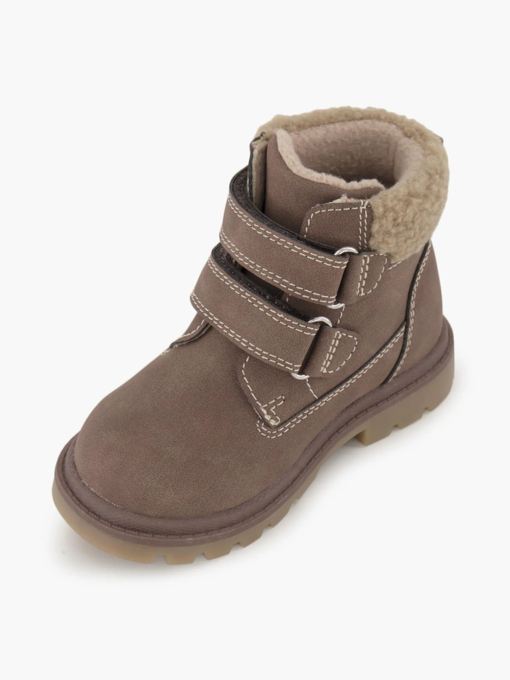Hot Toddler Boy Fur Trim Twin Strap Boot BOY All Boys·Toddlers|Boys Shoes·Boots