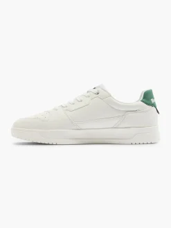Online White/Green Casual Lace-up Trainer Shoes·Lace-Ups|Shoes·Brogues
