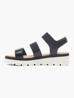 Best and White Contrasting Platform Sandal with Elasticated Straps Women Sandals·Flat Sandals