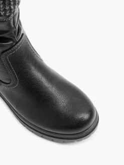 Best Ankle Boot with Knitted Collar Women Loafers & Low Shoes·Comfort|Boots·Comfort Boots