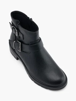 Ankle Boot with Silver Buckle Detail Women Boots·Ankle Boots