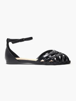 Sale Ankle Strap Woven Ballerina Women Loafers & Low Shoes·Ballet Pumps