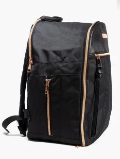 Online Backpack with Rose Gold Trim Women Backpacks