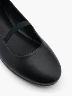 Clearance Ballerina with Elasticated Strap Women Girls School Shoes·Girls Teen School Shoes|All Girls·Teens