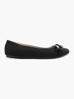 New Ballerina with Matching Chain Detail Women Girls School Shoes·Girls Teen School Shoes|All Girls·Teens